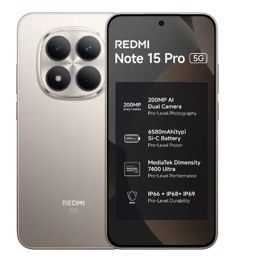Redmi Note 15 Pro 5G 8/256GB Titanium Color