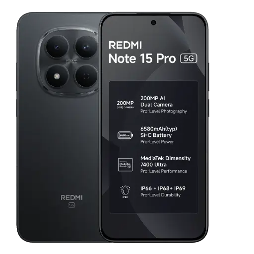 Redmi Note 15 Pro 5G 8/256GB Black