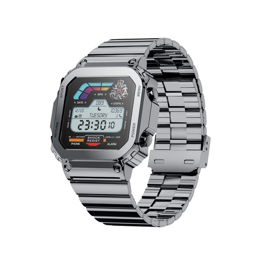 [PD-NOMAD-SL] Porodo Nomad Smart Watch - Silver