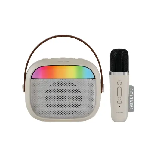 [GNMLDYSP38BG] Green Lion Melody Mini Karaoke Speaker - Beige