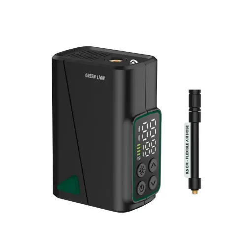 [GNGLA5TINFBK] Green Lion GL-A5 Tire Inflator 150 PSI - Black