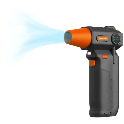 [PDTBYMG826BK] Porodo Lifestyle Cordless Turbo Air Duster with LED Work Light - Black