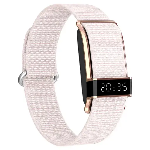 [PDS18PK] Porodo Trackfit Pro Smart Bracelet Fitness Tracker with Display App - Pink