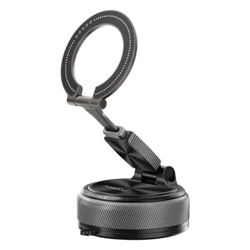 [PDSMCPDRBK] Porodo 2-in-1 MagSafe Car Mount & Phone Stand - Black