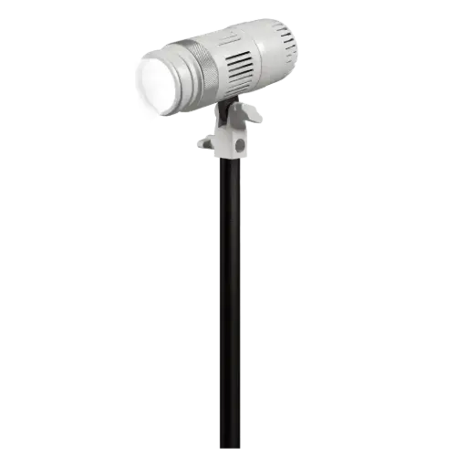 [PDYM80RROWH] Porodo Lifestyle Cannes Vision Portable Dimmable LED Photography Spotlight - White