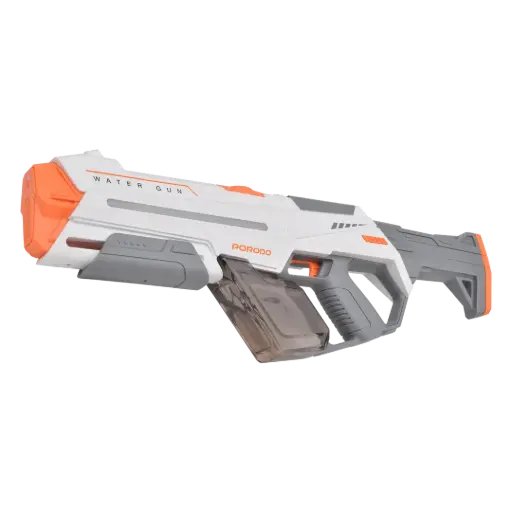 [PDWG121WH] Porodo Captain Splash Electric Suction Power Water Gun with 350ml Water Tank Capacity - White