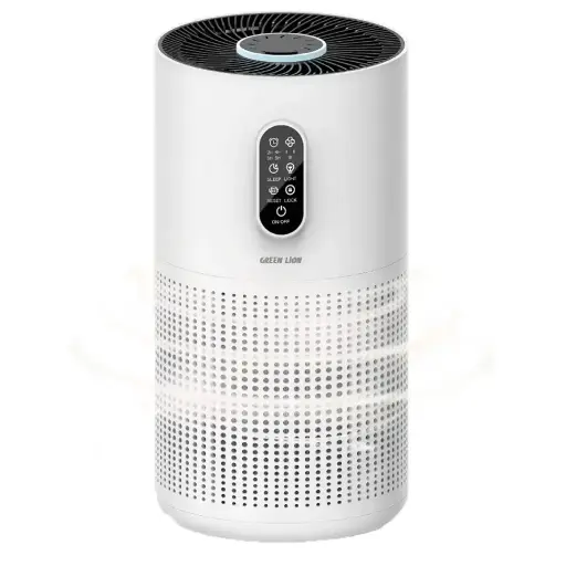 [GNCMPAIRPRWH] Green Lion Compact Air Purifier 3 in 1 Filtration - White