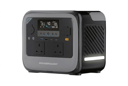 [PWGC700GY] Powerology Pater II Portable Power Station 700W - Gray