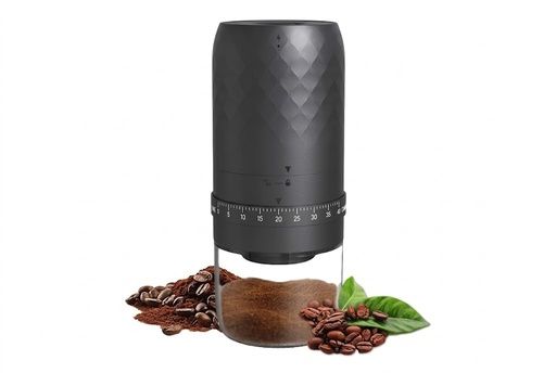 LePresso Grindamico Rechargeable Coffee Grinder - Black