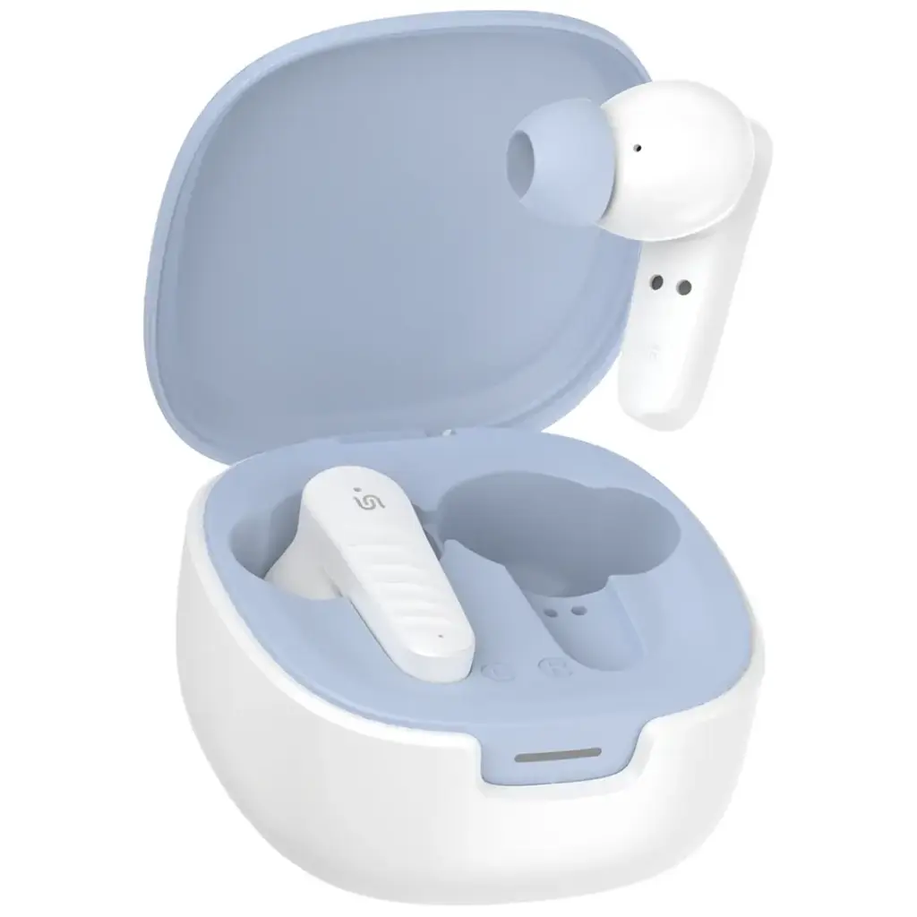 Porodo Soundtec Ultrafit ANC Wireless Earbuds - White
