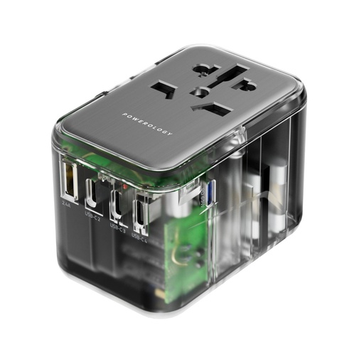 Pawa Universal Multi-Port Travel Adapter PD 65W