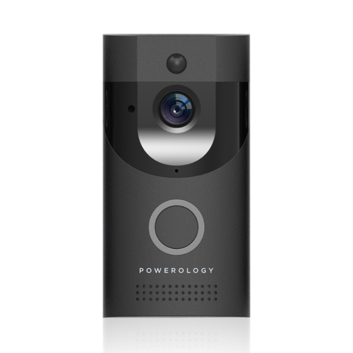 [PSVDBBK] Powerology Smart Video Doorbell with Night Vision and Motion Sensor