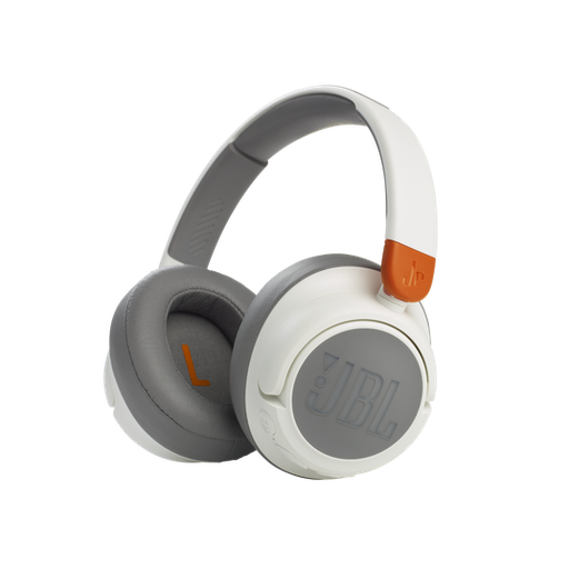 سماعات رأس لاسلكية للأطفال من JBL JR 460NC مانعة للضوضاء - أبيض