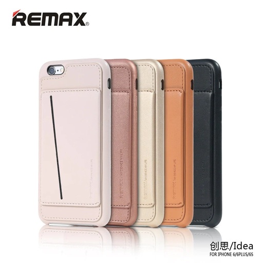 Remax Leather Back Cover for iPhone 6s, Magnetic Kickstand Case for Apple iPhone 6s / 6