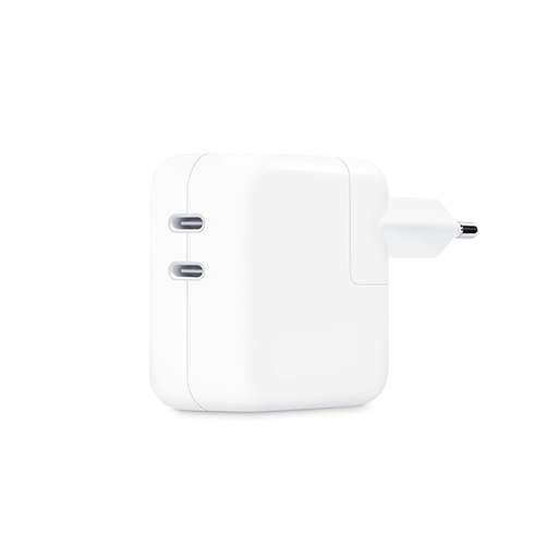 أبل محول طاقة بقدرة 35 واط مع منفذي USB-C