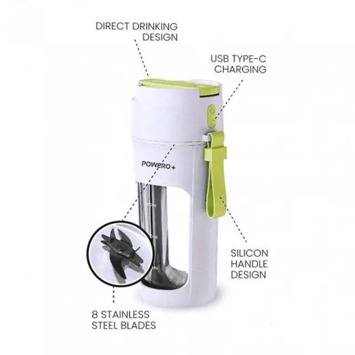 [PR-PJR10] Powero+Portable Juicer & Blender