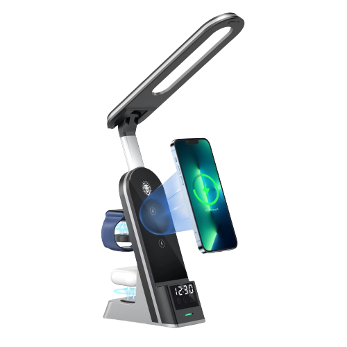 [GN7INWC15WBK] Green Lion 7 in 1 Dual Coil Max Wireless Charger 15W - Black