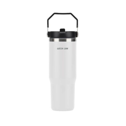 [GNVACTMBLRWH] Green Lion Vacuum Tumbler 900ml Bottle - White