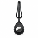 Wiwu Calfskin Bag Charm For Airtag – Black