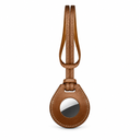 Wiwu Calfskin Bag Charm For Airtag – Brown