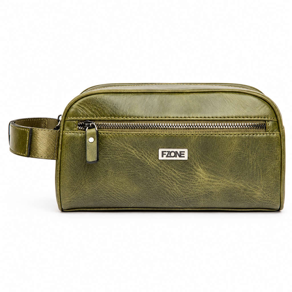 FZONE Leather Hand Bag – Green