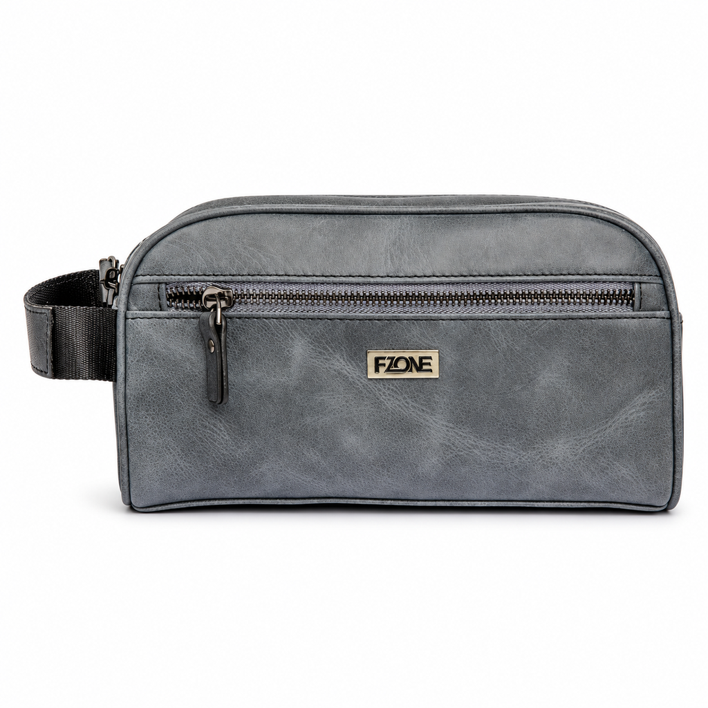 FZONE Leather Hand Bag – Grey