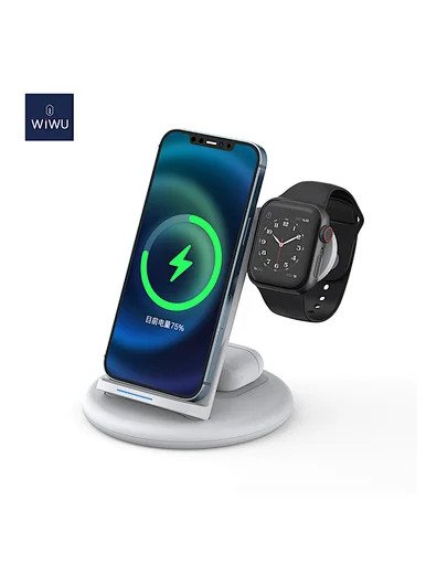 ويوو شاحن لاسلكي Power Air، 3 في 1