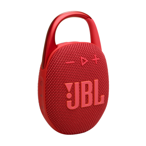 مكبر صوت JBL Clip 5 المحمول بتقنية البلوتوث - أحمر