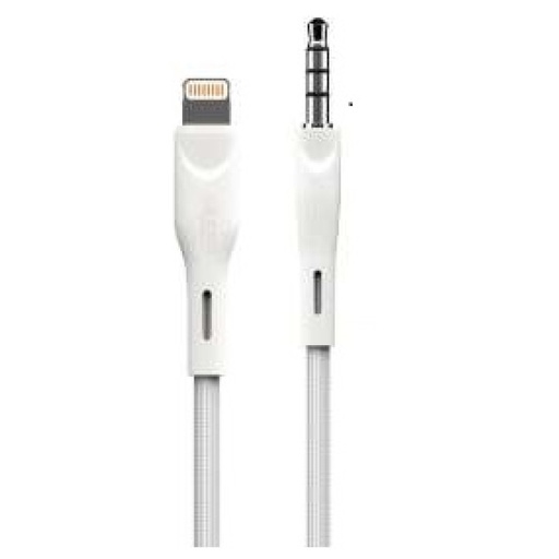 [GN35CIPH2WH] Green Lion AUX 3.5 to Lightning Cable 1.2M 2.4A