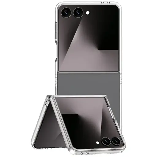 Green Lion Delgado PC Case for Samsung Galaxy Z Flip 7 - Clear