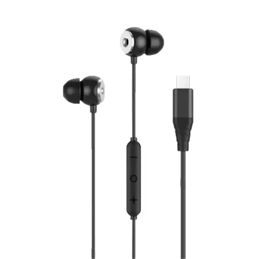 [GNSTRX90WCBK] Green Lion Stereo X90 Type-C Wired Earphone - Black