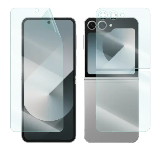 Green Lion Samsung Galaxy Z Flip 6 Fold Protection Pack - Clear