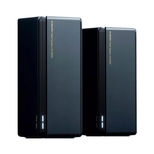 شاومي نظام Mesh AX3000، عبوة قطعتين – أسود
