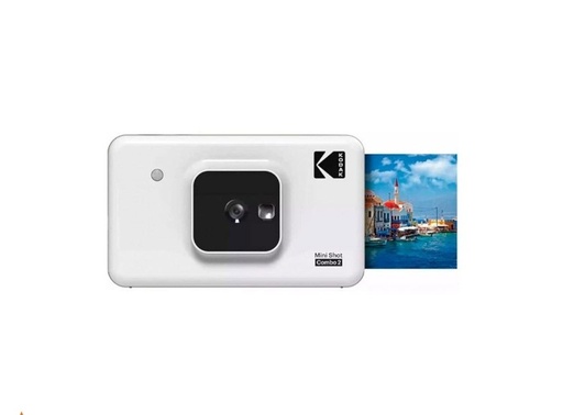 [C210] Kodak Instant 2 in 1 Portable Wireless Instant Camera & Photo Printer (White)