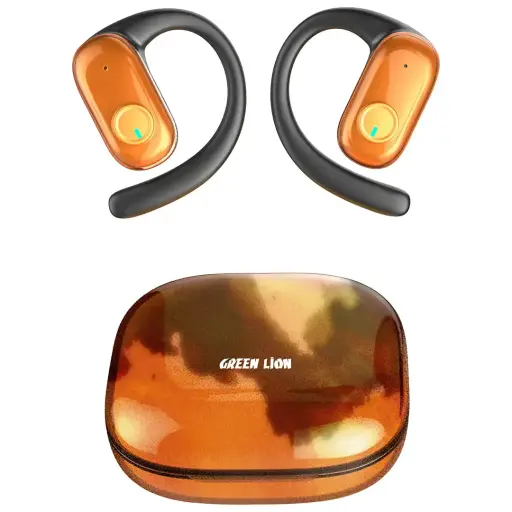 [GNCA85HEADOG] Green Lion Catania Open Ear Headphones - Orange