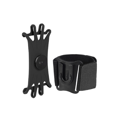 [GNSABANDBK] Green Lion Detachable Sports Armband 4" - 6.8" - Black