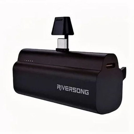 [PB86] Riversong Portable Power Bank 5000mAh Black