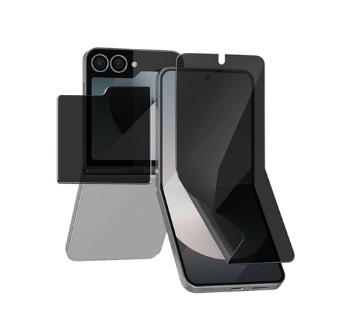 Green Lion Flip Protection Pack Privacy For Samsung Galaxy Z Flip 6 - Black