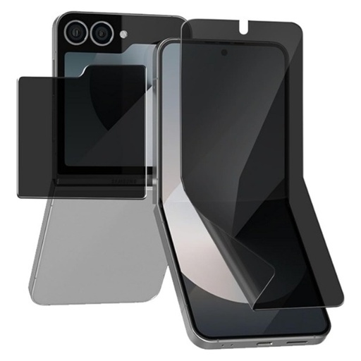 Green Lion Flip Protection Pack Privacy for Samsung Galaxy Z Flip 6 – Black