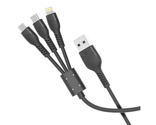 [PD-31KYC] Porodo 3in1 Key-Chain Cable