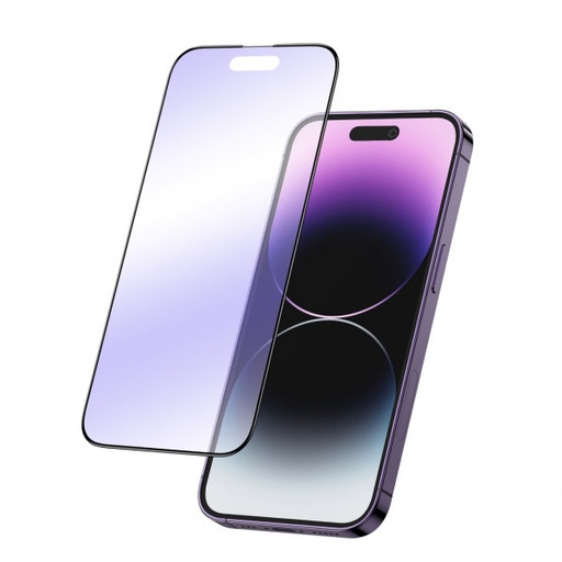 [GN9HPMGL14PPL] Green Lion 9H Purple Protection Matte Glass iPhone 14Pro