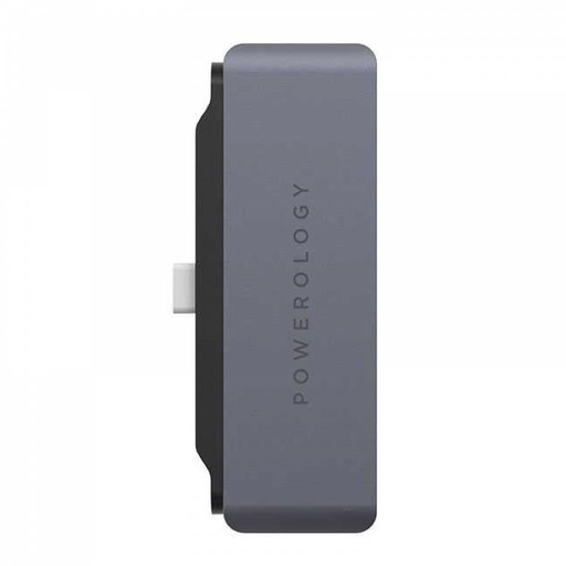 Powerology 4in1 USB-C Hub With Hdmi USB Aux