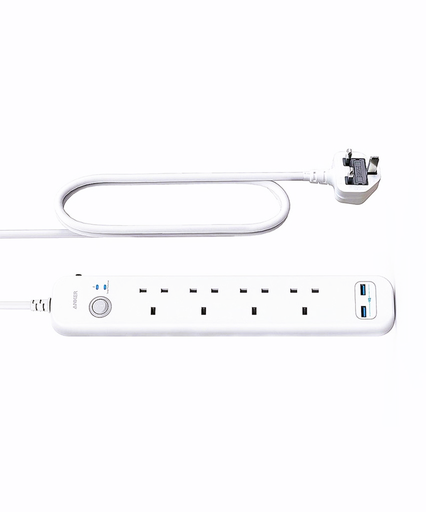 Anker 6-In-1 Usb PowerStrip 4 AC+2 USB-A