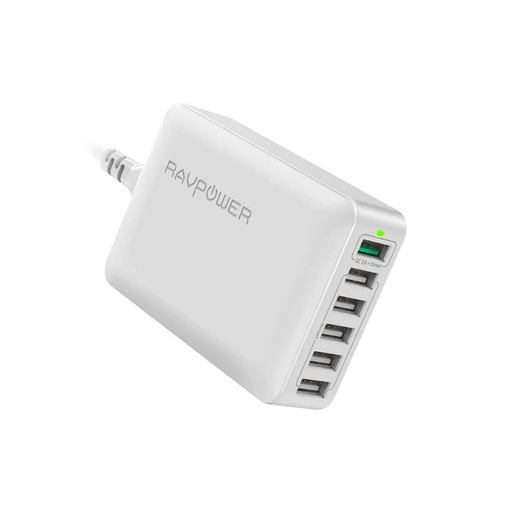 [RP-PC029] RavPower Qc3.0 60W 6Port Usb Charging