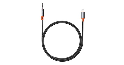 Lapwings Aux To Lightning Cable 1.2M Black