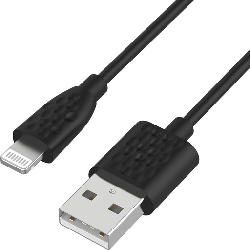 لاب وينغز كابل USB-A إلى لايتنينغ بطول 1 متر – أسود