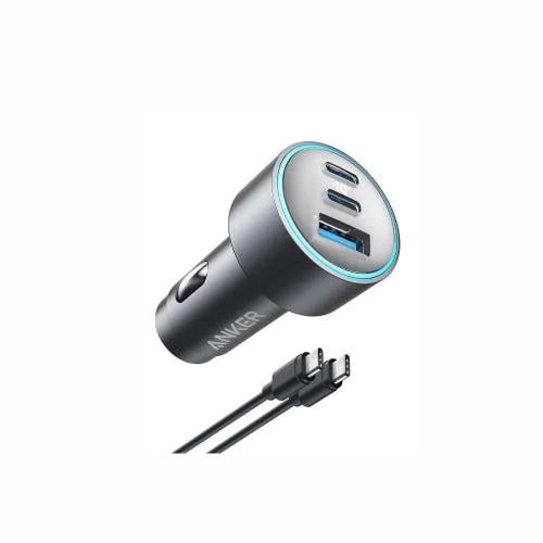 Anker 335 Car Charger PD 67W Black 3ft C to C Cable