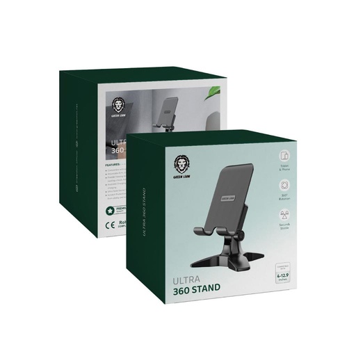 [GNUL360STANDBK] Green Lion Ultra 360 Stand 4-12.9' Black