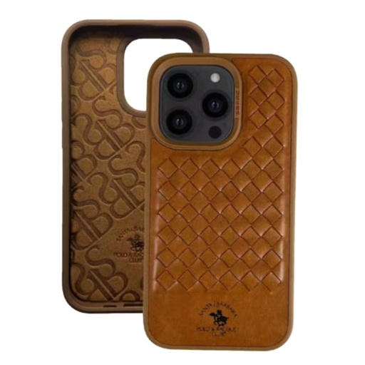 [6974057384632] Polo Ravel Back Case iPhone14 Brown