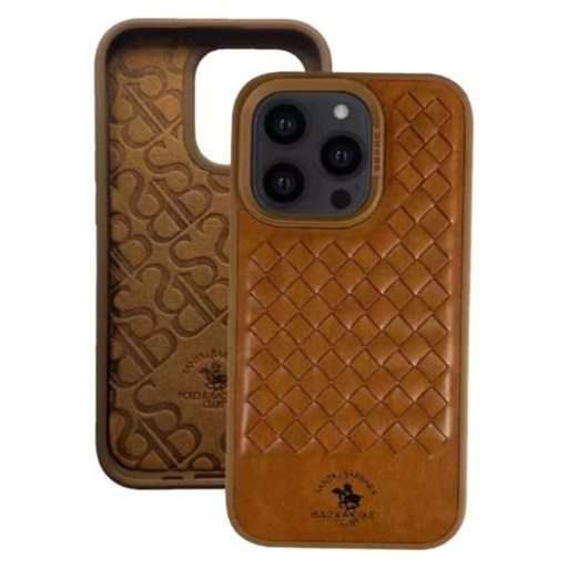 Polo Ravel Case for iPhone 14 – Brown